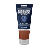 Акриловая краска Lefranc Fine Acrylic Color 80 мл, 481 Burnt Sienna Сиена жженая