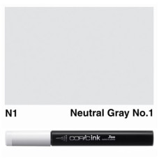 Заправка маркерів COPIC Ink, N1 Neutral gray Нейтральний сірий, 12 мл