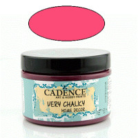 Меловая акриловая краска Cadence Very Chalky Home Decor, 150 мл, Фуксия