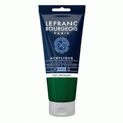 Акрилова фарба Lefranc Fine Acrylic Color 80 мл, 529 Viridian Вірідіан