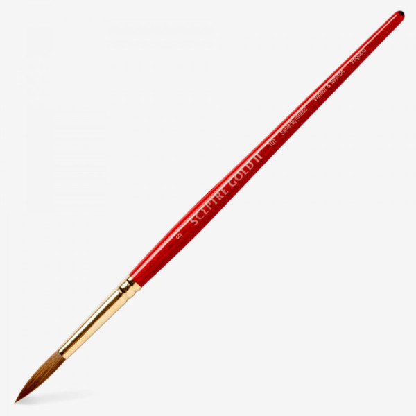 Кисть кругла, міксований ворс Winsor Newton 101 Sceptre Gold II Round, № 8
