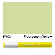 Заправка маркерів COPIC Ink, FYG1 Fluorescent yellow Флуоресцентний жовтий, 12 мл