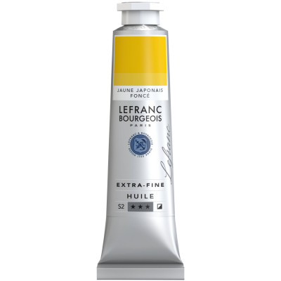 Олійна фарба Lefranc Extra Fine 40 мл № 184 Japanese yellow deep Японський насичено-жовтий
