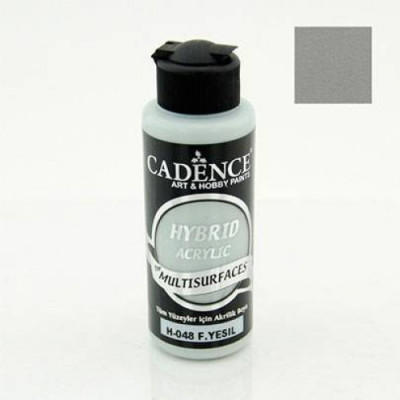 Универсальная акриловая краска Hybrid Acrylic for Multisurfaces Cadence № 48, 120 мл, Fine Green Зеленый