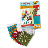 Набор для создания мобилей Folia Decorative Diy Mobiles Teile Звери арт 22849