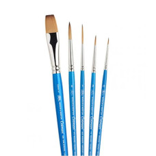 Набор кистей Winsor синтетика Ser. Cotman Brushes 5.2 кр.№0,2,6, л.№1, п.№13