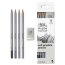 Набір графітних олівців Winsor Newton Graphite Pencil Soft, 5 шт. + гумка, в блістері