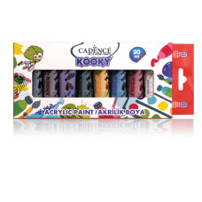 Набір акрилових фарб Kooky Acrylic Paint Cadence, 8 шт по 20 мл