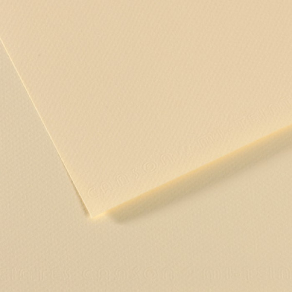 Папір пастельний Canson Mi-Teintes 160 г/м2 A4 №101 Pale yellow Пастельно-жовтий