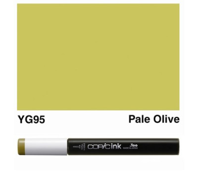 Заправка для маркерів COPIC Ink, YG95 Pale olive Пастельно-оливковий, 12 мл