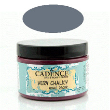 Крейдяна акрилова фарба Cadence Very Chalky Home Decor, 150 мл, Стально-сірий