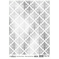 Декупажная карта с позолотой на рисовой бумаге Metel Leaf Silver Rise Cadence, Серебро, А-020