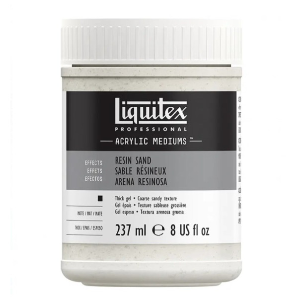 Гель текстурный Песочная смола Liquitex Resin sand, 237 мл