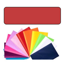 Папір обгортковий тишею однотонний Folia Tissue Paper 20 г/м2, 50x70 см, 13 листів, №23 Wine red Винно-червоний
