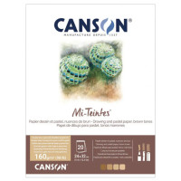 Альбом для пастели Mi-Teintes 160 г, Brown tones 24x32 см, 20 листов, Canson