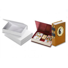 Бокс картонний для декору Folia Hinged Lid Boxes Книга 18x12, 4x3, 4 см Асорті, 2 шт