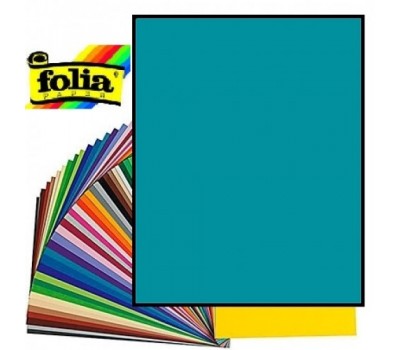 Двосторонній декоративний картон фотофон Folia Photo Mounting Board 300 г/м2,50x70 см №38 Turguoise Бірюзовий