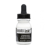 Пігментне чорнило Liquitex Artists Acrylic Inks, 30 мл, № 432 Titanium White Титанові білила