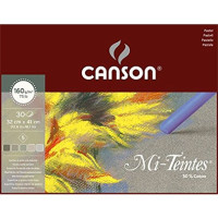 Блок бумаги для пастели Canson Mi-Teintes серые оттенки 160гр, 24x32 см 30 арт 0030-143