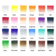 Набор цветных карандашей Colection Coloured Pensil, 24 шт, металлический пенал, Winsor Newton