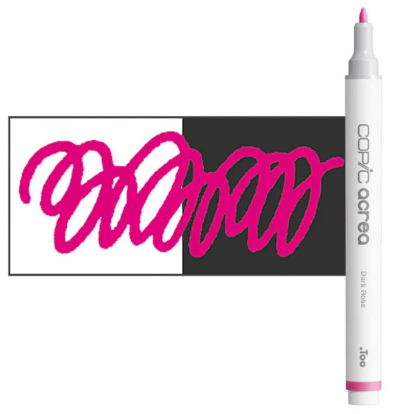 Акриловый маркер Copic Acrea Paint Marker 0,8 мм, 020 Dark Rose (Темно-розовый)