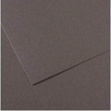 Папір пастельний Canson Mi-Teintes 160 г/м2 50x65 см №345 Dark gray Темно-сірий