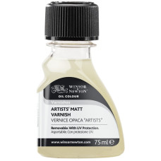 Лак матовый для масляных красок с UV-защитой Winsor Newton Matt Varnish, 75 мл