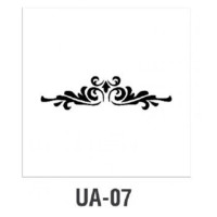 Трафарет Cadence UA Stensil, 10*25 см, UA-07