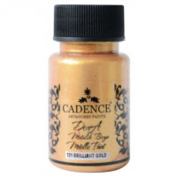Акриловая краска Cadence Dora Metallic, 50 мл, Яркое золото