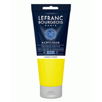 Акрилова фарба Lefranc Fine Acrylic Color 200 мл, 169 Lemon yellow Лимонно-жовтий