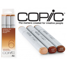 Набір спиртових маркерів Copic Sketch Set Blending Trio 6, 3 шт