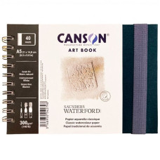 Блокнот для набросков и рисования CANSON Коричневая обл. 24х32 см 300 г