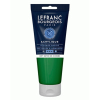 Акрилова фарба Lefranc Fine Acrylic Color, 200 мл №542 Chromium Oxide Green Оксид Хрому Зелений