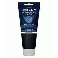 Акрилова фарба Lefranc Fine Acrylic Color 200 мл, 269 Ivory black Слонова кістка