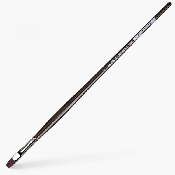 Пензель плоска синтетика daVinci Red-Brown Synthetic Fibre 7185, № 8