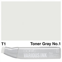 Чорнило для заправки маркерів Copic Various Ink T-1 Toner gray Сірий