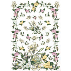 Карта для декупажу Лілії розмір 50x70 см арт DECOUP01_011