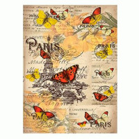 Декупажна карта на рисовому папері Cadenсe Rice Paper А4 Decoupage А4 №195