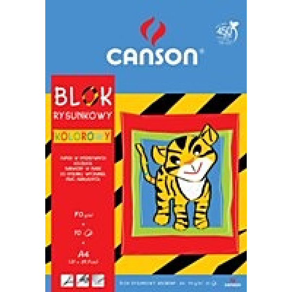 Альбом дитячий для малювання Canson Children Pad 70 г/м2, A4 (10 аркушів), Кольоровий