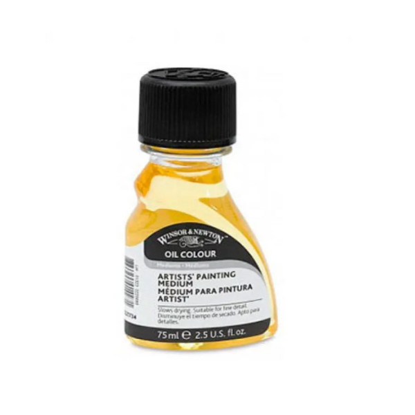 Повільновисихаючий глянсовий медіум для масляних фарб Winsor Newton, 75мл
