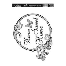 Натирка Cadenсe чорно-білі Home Decor Transfer, 25 х 35 см