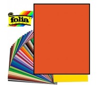 Двосторонній декоративний картон фотофон Folia Photo Mounting Board 300 г/м2,50x70 см №40 Orange Помаранчевий