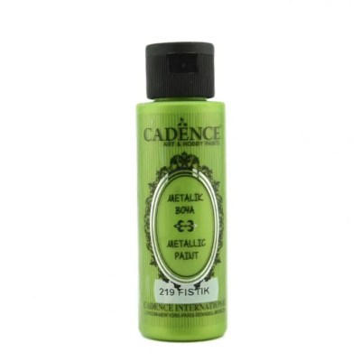 Акриловая краска с эффектом металлик Metallic Paint Cadence, 70 мл, Фисташковый