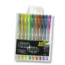 Набор гелевых ручек Folia Gel-Pens Gliter, 10 шт