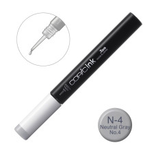 Чорнило для заправки маркерів Copic Ink N-4 Neutral gray Нейтральний сірий, 12 мл