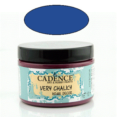 Меловая акриловая краска Cadence Very Chalky Home Decor, 150 мл, Синий