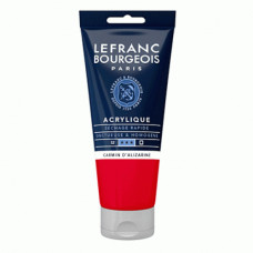 Акрилова фарба Lefranc Fine Acrylic Color 80 мл, 328 Alizarine carmine Алізарин