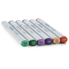 Набір спиртових маркерів Copic Sketch Set Secondary Tones 6 шт