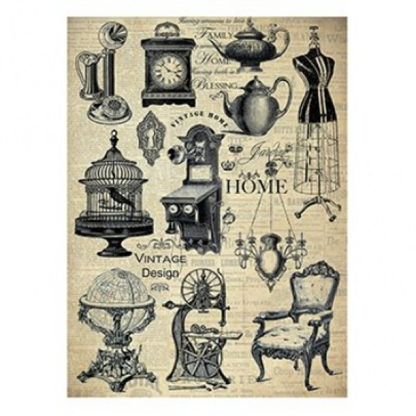 Декупажна карта Cadenсe, А4 Decoupage №210