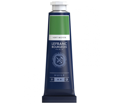 Фарба олійна Lefranc Fine 40 мл №561 Medium Green Середній Зелений